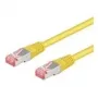 Wentronic Goobay CAT 6 patch kábel, S/FTP (PiMF), žltý, 5 m - LSZH bez halogénov, meď (68303)