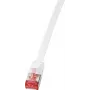 Logilink SlimLine - patch kábel - RJ-45 (samec) na RJ-45 (samec) - 5 m - U/FTP, PiMF - CAT 6 - zaliate, ochrana západky, plochý - biela (CF2071S)