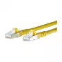 METZ CONNECT BTR - patch kábel - RJ-45 (samec) na RJ-45 (samec) - 1,5m - STP - CAT 6a - tienený, bez halogénov, ochrana západky - žltá (1308451577-E)