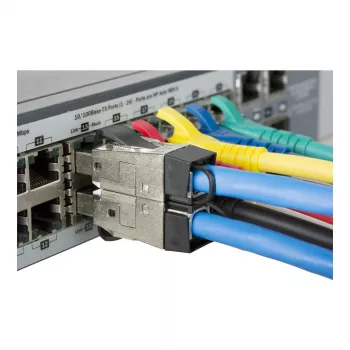 METZ CONNECT pro - sieťové pripojenie - RJ-45 (samec) - tienený - CAT 8,1 - IEEE 802,3bq - modrá (130H405032-E)
