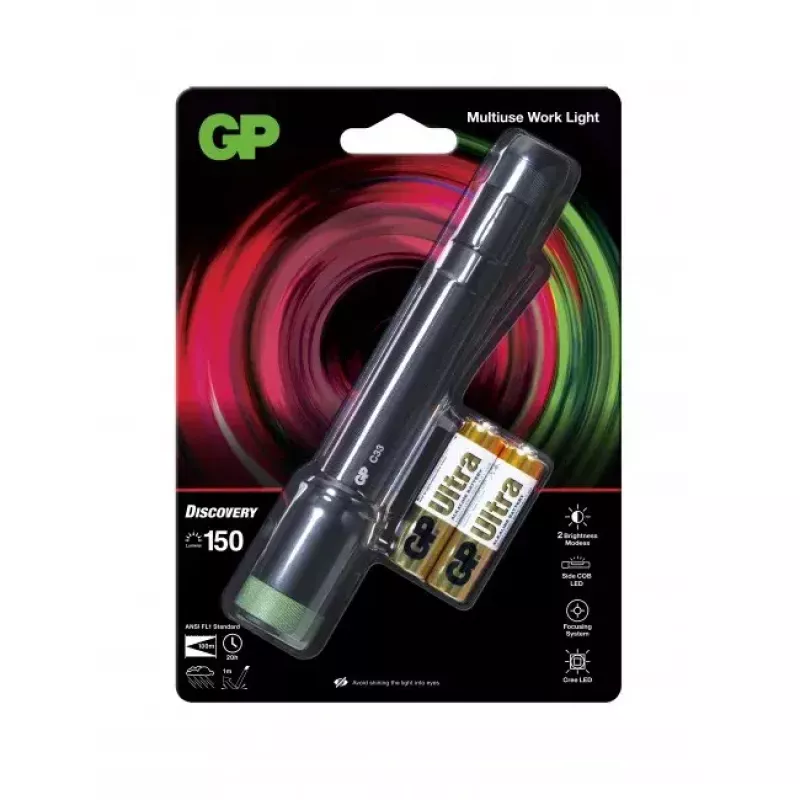 Baterka GP Lighting C33 čierna zelená