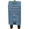 FINDER LED indikátor s voľnobežnou diódou na svorke A1, LED zelená 99.80.9.024.99 (9980902499)