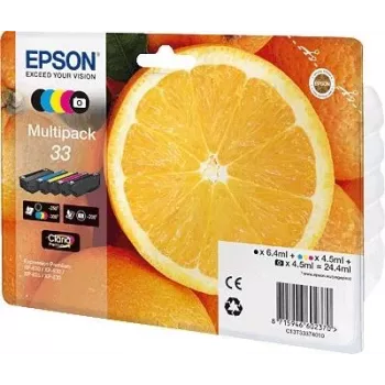Kazeta Epson Ink C13T33374011/33 Multipack BK PBK C M Y