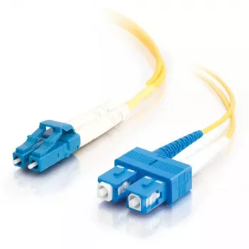 C2G InfiniBand/optický kábel 2 m LC SC OFNR žltý
