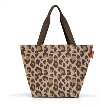 reisenthel nákupná taška shopper M LEO MACCHIATO syntetické vlákno hnedá ZS6048 (ZS6048)