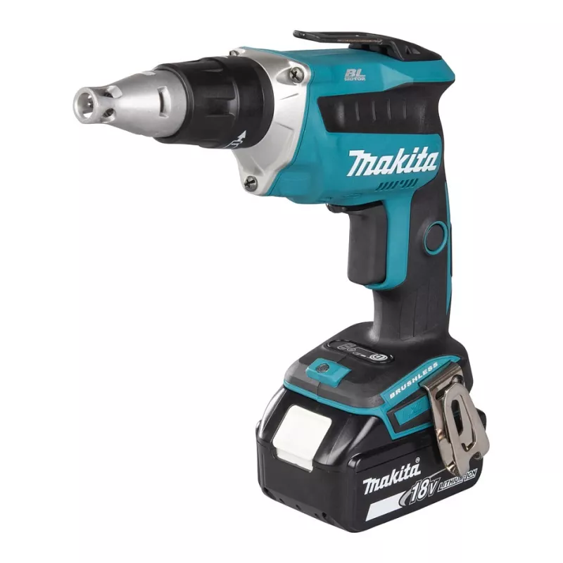 Makita DFS452TJX2 aku skrutkovač na sadrokartón