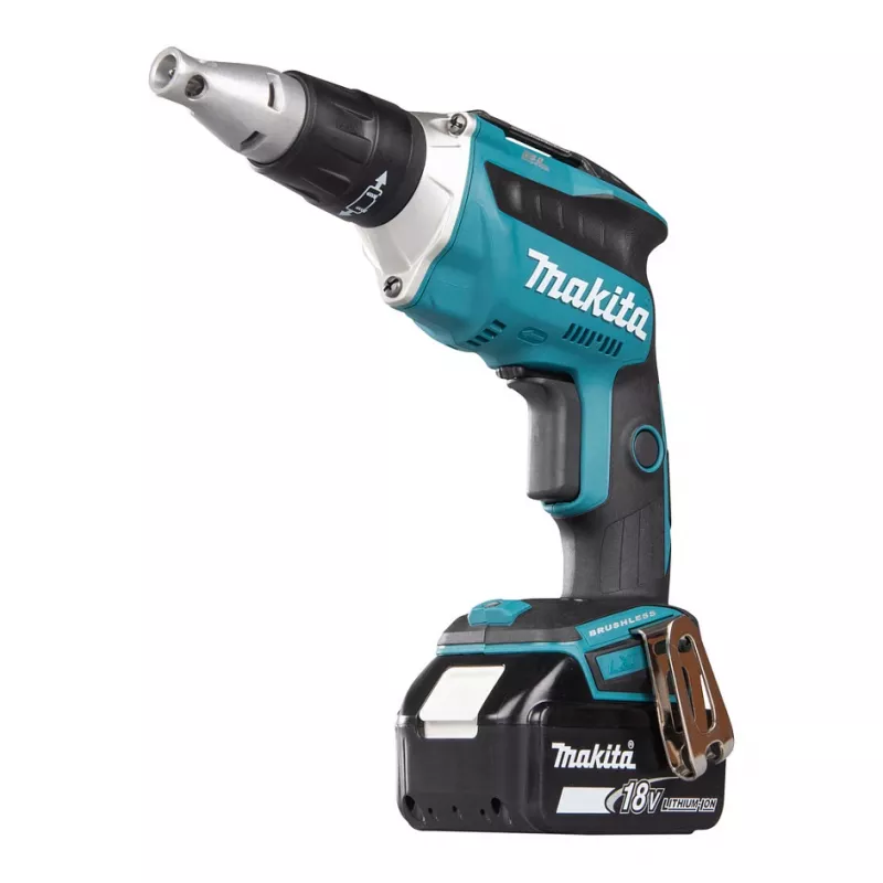 Makita DFS452TJX2 aku skrutkovač na sadrokartón