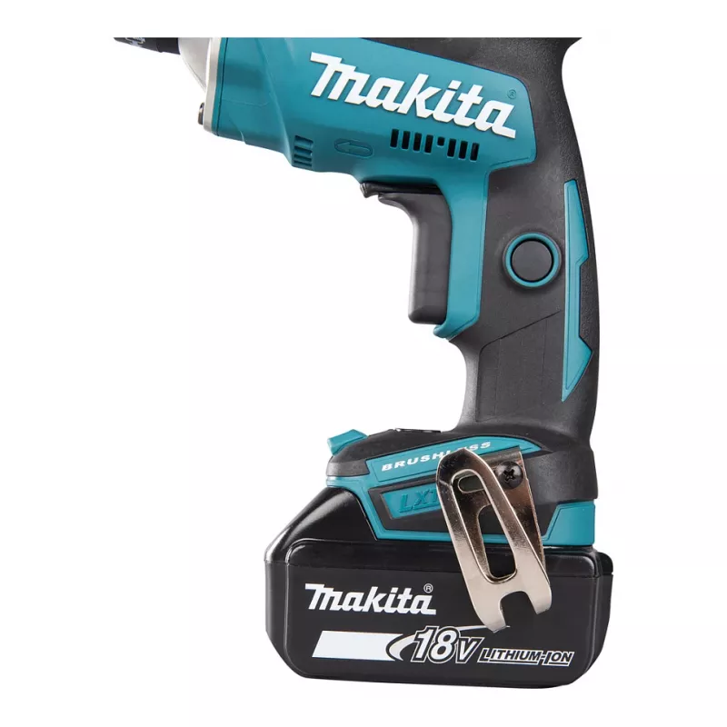 Makita DFS452TJX2 aku skrutkovač na sadrokartón