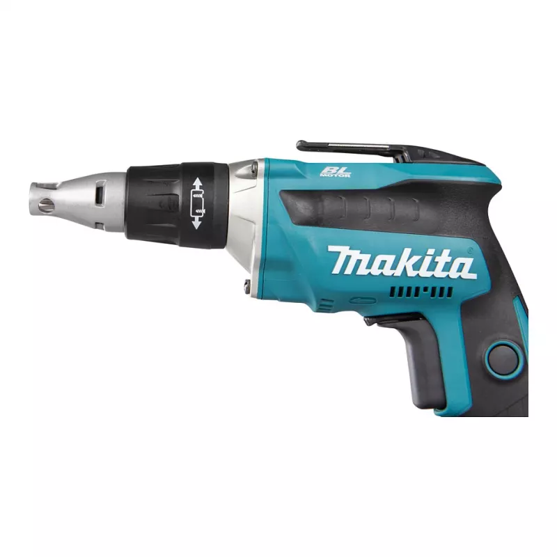 Makita DFS452TJX2 aku skrutkovač na sadrokartón