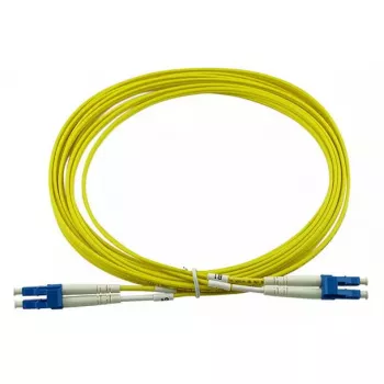 BlueOptics CAB-SMF-LC-LC-5-BO LC-UPC/LC-UPC singlemode optický patch kábel, 5 m, béžový