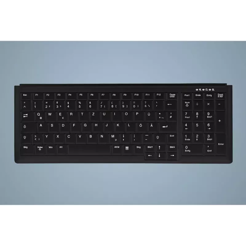 Active Key AK-7000 klávesnica univerzálna USB QWERTY US International čierna