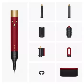 Airwrap i.d. Straight + Wavy Limited Edition, multistyler červená/zlatá, Bluetooth