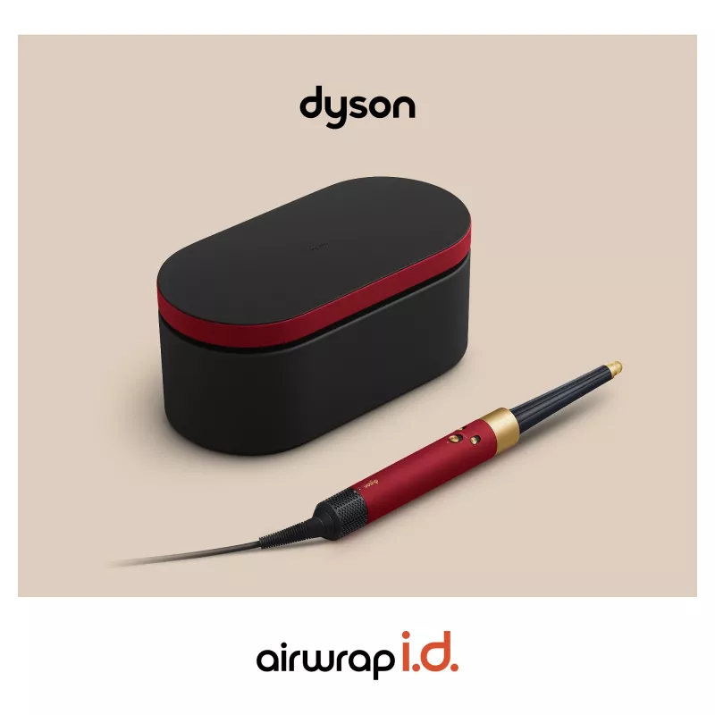 Airwrap i.d. Straight + Wavy Limited Edition, multistyler červená/zlatá, Bluetooth
