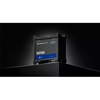 4G LTE router Teltonika Networks RUT956 (GLOBAL) — priemyselný mobilný router s Dual-SIM a rozšíreným networkingom