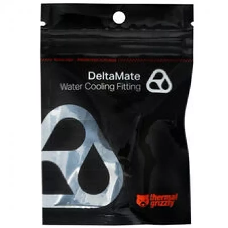 Thermal Grizzly DeltaMate Extender Fitting MM7R, mosadz G1/4, čierny (TG-DM-FIT-0011)