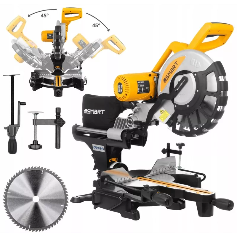 Pokosová píla Smart SM-04-05305 2000 W, 305 mm pílový kotúč