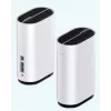 ZTE G5C – gigabitový ethernetový dvojpásmový WLAN router (2,4 GHz / 5 GHz) Wi-Fi 6 4G/5G v bielej