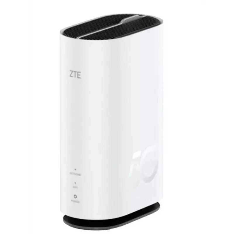 ZTE G5C – gigabitový ethernetový dvojpásmový WLAN router (2,4 GHz / 5 GHz) Wi-Fi 6 4G/5G v bielej