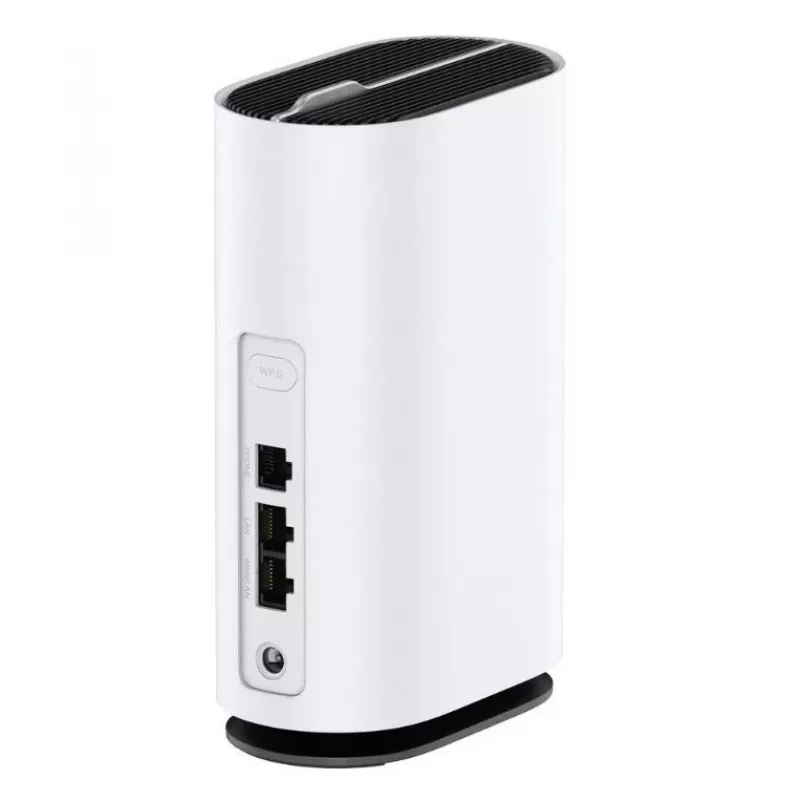 ZTE G5C – gigabitový ethernetový dvojpásmový WLAN router (2,4 GHz / 5 GHz) Wi-Fi 6 4G/5G v bielej