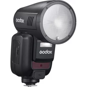 Blesk Godox V100-N pre Nikon — prenosný TTL Li-ion násuvný blesk