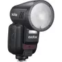 Blesk Godox V100-N pre Nikon — prenosný TTL Li-ion násuvný blesk