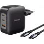 Intenso W100ACC+C520C čierny USB-C® adaptér 100 W USB-A, USB-C® čierny (7810010)