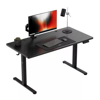 Stôl mark adler Leader 7.3 čierny – výškovo nastaviteľná ergonomická pracovná stanica