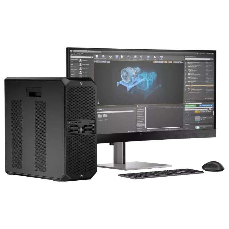 HP Z6 G5 A pracovná stanica AMD Threadripper Pro 7955WX, 64GB RAM, 2000GB SSD, Win11Pro
