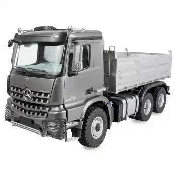 Diaľkovo ovládaný Amewi Mercedes Arocs sklápač 6x6 1:14 RTR antracit, mierka 1:14, 6x6 pohon
