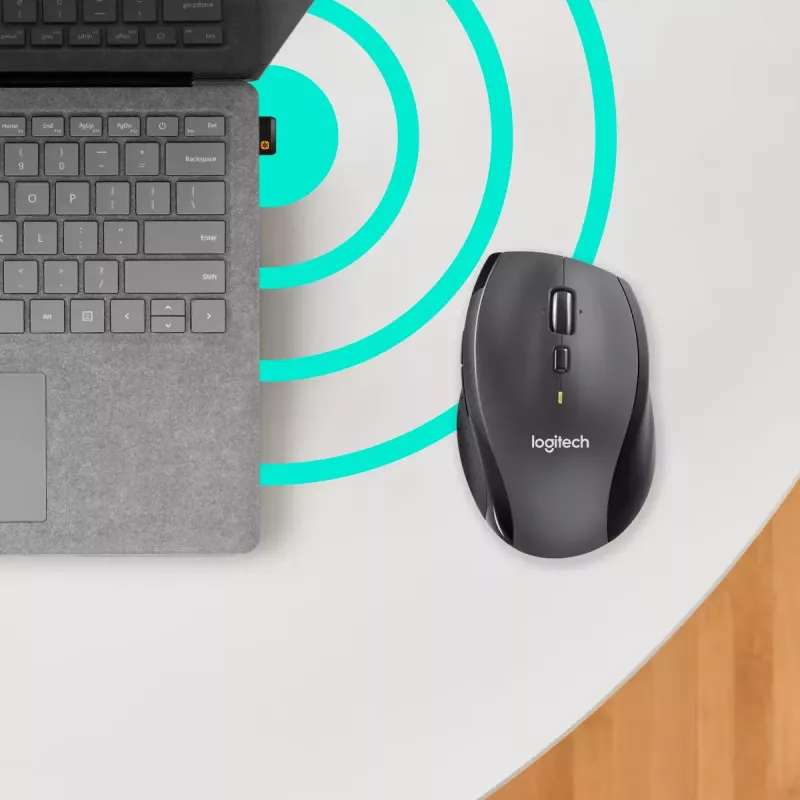 Logitech Marathon M705 myš bezdrôtová USB čierna
