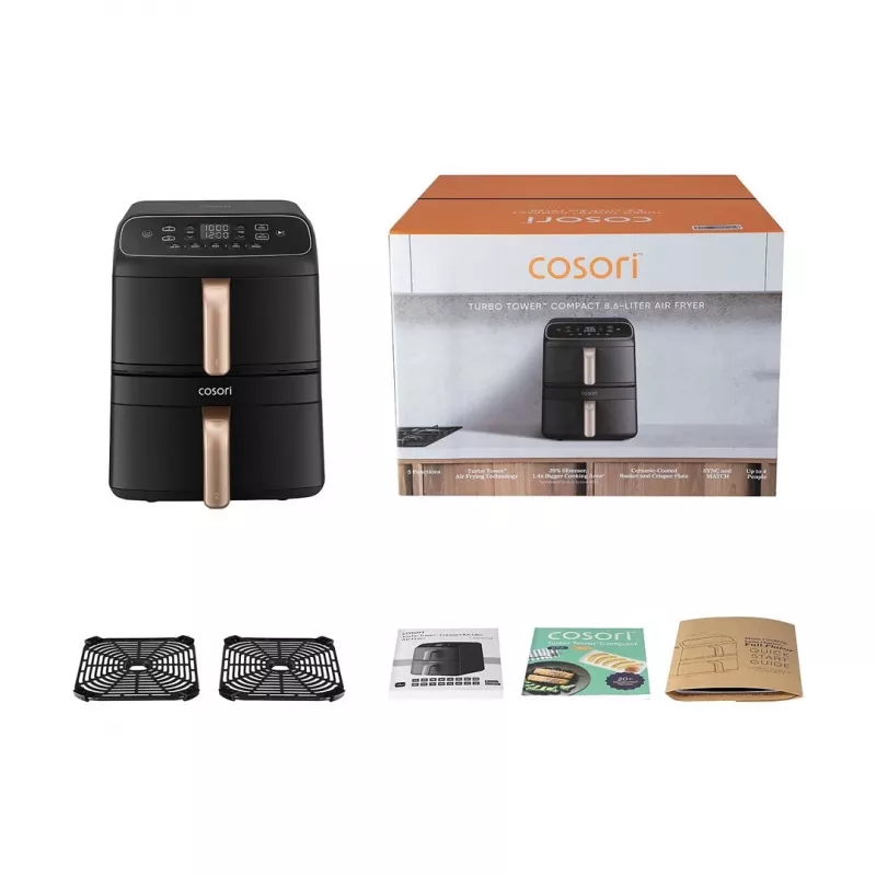 Teplovzdušná fritéza Turbo Tower Compact 8,6 L COSORI