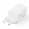 Nástenná nabíjačka DIGITUS USB GaN 45W — 1× USB-C, 1× USB-A, vstup 100–240V, biela
