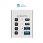 Hub USB 3.2 Gen 1, 4 porty, USB-A/C, vypínač