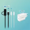 Hub USB 3.2 Gen 1, 4 porty, USB-A/C, vypínač