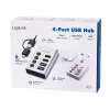 Hub USB 3.2 Gen 1, 4 porty, USB-A/C, vypínač