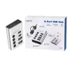 Hub USB 3.2 Gen 1, 4 porty, USB-A/C, vypínač