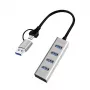Hub USB 3.0 4-port USB-A 5 Gbit/s