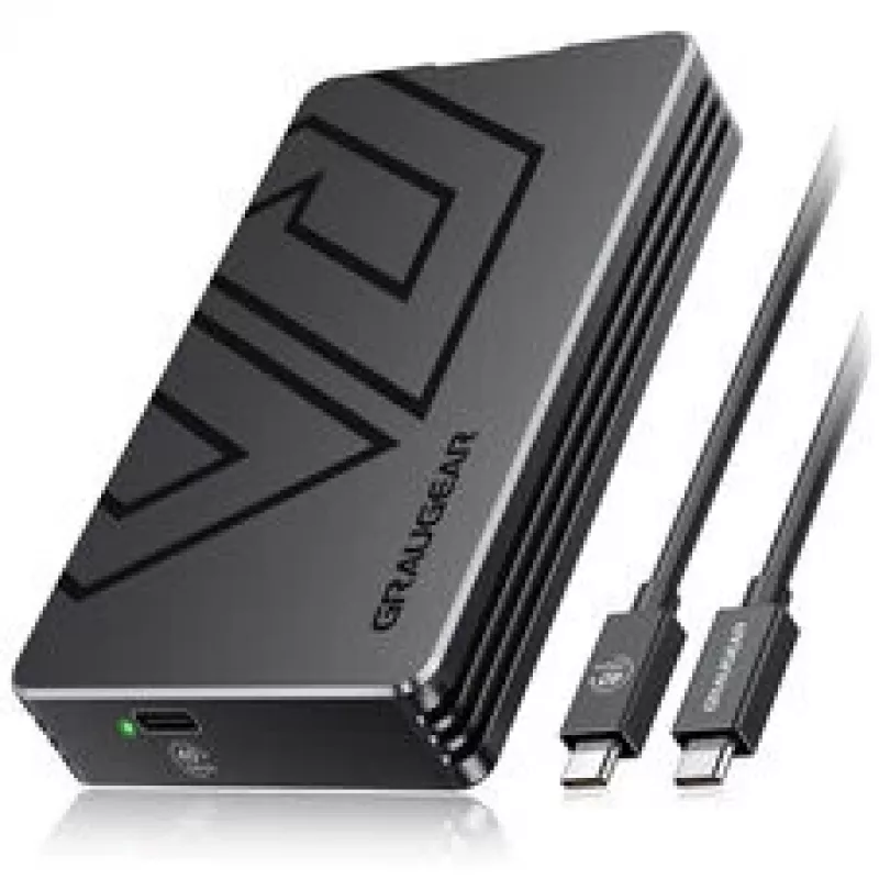 Externé puzdro na M.2 SSD GrauGear G-M2U4-40G01 s PCIe 4.0 a USB‑C