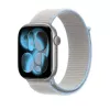 Remienok – Apple Sport Loop pre 46mm Apple Watch, Blue Mist (sivý), jednoduché balenie