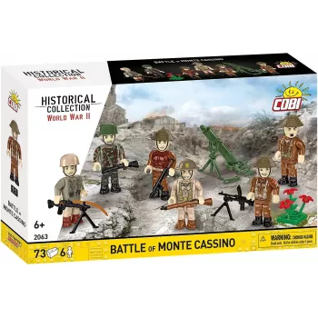 Stavebnica Cobi Blocks bitka o Monte Cassino historická vojenská dioráma COBI-2063