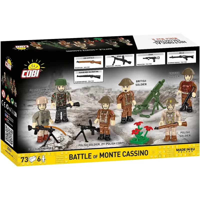 Stavebnica Cobi Blocks bitka o Monte Cassino historická vojenská dioráma COBI-2063