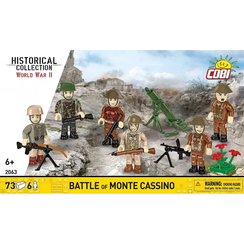 Stavebnica Cobi Blocks bitka o Monte Cassino historická vojenská dioráma COBI-2063