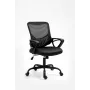 Kancelárska stolička ActiveJet YK507 čierna – ergonomická otočná stolička, textil/PU, výškovo nastaviteľná