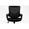 Kancelárska stolička ActiveJet YK507 čierna – ergonomická otočná stolička, textil/PU, výškovo nastaviteľná