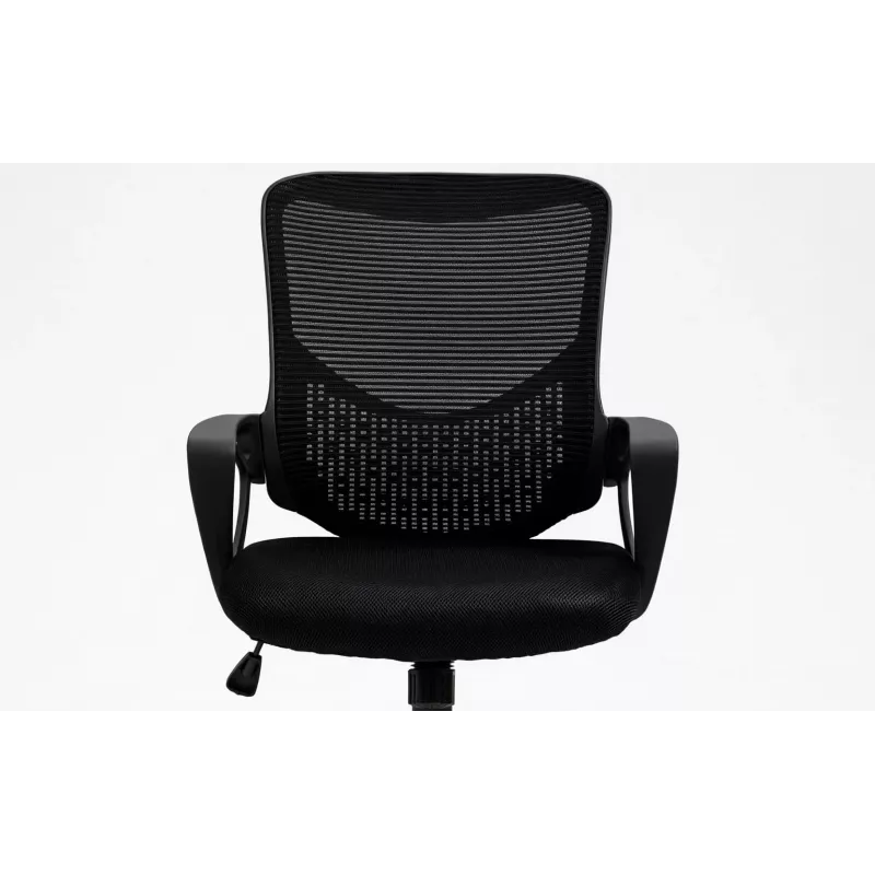 Kancelárska stolička ActiveJet YK507 čierna – ergonomická otočná stolička, textil/PU, výškovo nastaviteľná