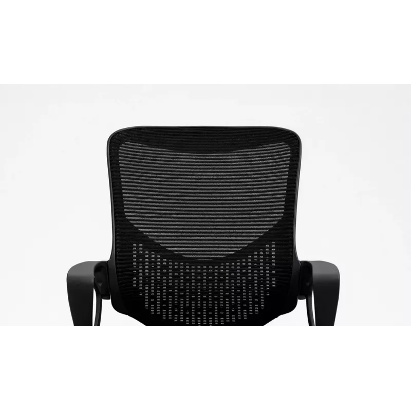 Kancelárska stolička ActiveJet YK507 čierna – ergonomická otočná stolička, textil/PU, výškovo nastaviteľná