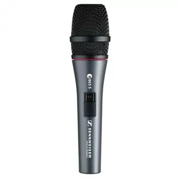 Vokálny kondenzátorový mikrofón Sennheiser E865‑S, superkardioida, s vypínačom