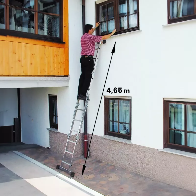 Extralink kĺbový rebrík LAD4X4MP 4X4, 4,65 m (+PLATFORMA)