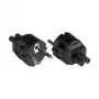 Good Connections PA-0005S - typ E/F hybrid - C5 - 250 V - 2,5 A - čierna - polyvinylchlorid (PVC)