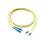 GoodConnections patch kábel LWL Duplex OS2 (Singlemode, 9/125) LC/SC, LSZH, obojsmerná polarita, 15m,